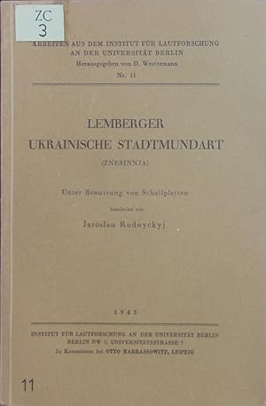 Lemberger ukrainische Stadtmundart (znesinnja).