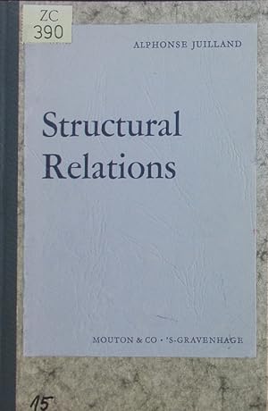 Imagen del vendedor de Outline of a general theory of structural relations. a la venta por Antiquariat Bookfarm