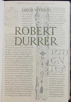 Imagen del vendedor de Robert Drrer. a la venta por Antiquariat Bookfarm