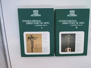 Bild des Verkufers fr International Directory of Arts 1985. 86 = Internationales Kunst-Adressbuch = ., Band/Volume I (1) und Band/Volume II (2), 2 Bnde (= alles), zum Verkauf von Das Buchregal GmbH