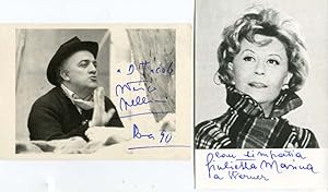 Federico Fellini Autograph | signed vintage photographs