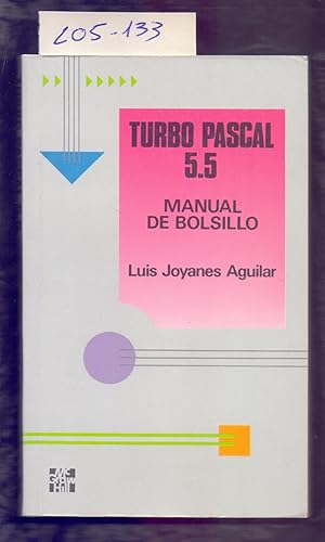 Imagen del vendedor de TURBO PASCAL 5.5 - MANUAL DE BOLSILLO a la venta por Libreria 7 Soles