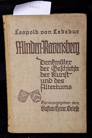 Minden-Ravensberg Denkmäler der Geschichte der Kunst und des Altertums - Nach der im Jahre 1825 v...