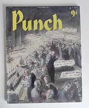 Seller image for PUNCH MAGAZINE October 9th 1957 . No.6111. for sale by Roe and Moore