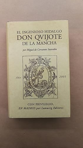 Bild des Verkufers fr El ingenioso hidalgo Don Quijote de la Mancha. zum Verkauf von LIBRERIA ANTICUARIA LUCES DE BOHEMIA