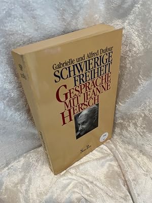 Seller image for Schwierige Freiheit Gesprche mit Jeanne Hersch for sale by Antiquariat Jochen Mohr -Books and Mohr-