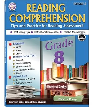 Seller image for Reading Comprehension, Grade 8 : Tips and Practices for Reading Assessment for sale by GreatBookPricesUK