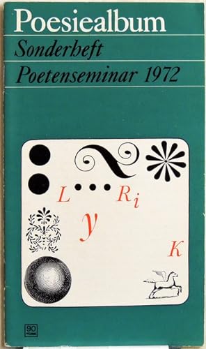Bild des Verkufers fr Poesiealbum Sonderheft Poetenseminar 1972 zum Verkauf von Peter-Sodann-Bibliothek eG