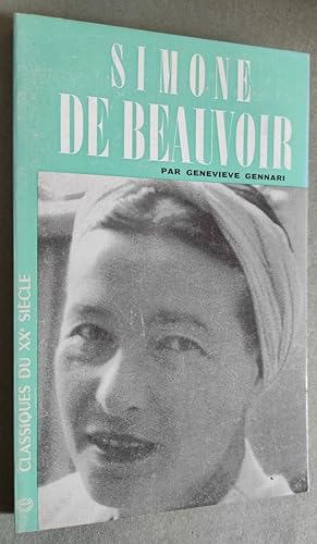 Image du vendeur pour Simone de Beauvoir. mis en vente par Librairie Pique-Puces