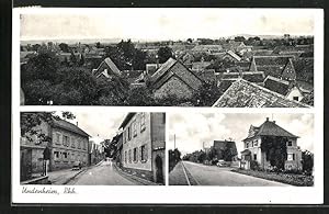 Bild des Verkufers fr Ansichtskarte Undenheim /Rhh., Teilansicht, Strassenpartien mit Gebudeansichten zum Verkauf von Bartko-Reher