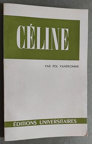 Bild des Verkufers fr Louis-Ferdinand Cline. zum Verkauf von Librairie Pique-Puces