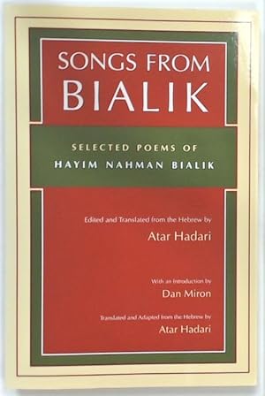 Immagine del venditore per Songs from Bialik. venduto da Plurabelle Books Ltd