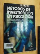 Seller image for Mtodos de investigacin en psicologa for sale by Libros Tobal