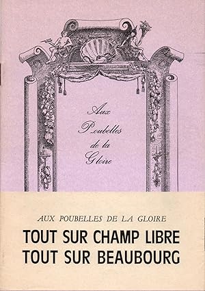 AUX POUBELLES DE LA GLOIRE. No. 1 à 13. [Collection complète]