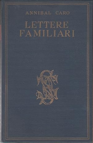 Imagen del vendedor de Lettere familiari - Annibal Caro a la venta por libreria biblos
