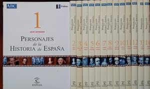 Image du vendeur pour PERSONAJES DE LA HISTORIA DE ESPAA. 14 vols. Completa mis en vente par Librera Vobiscum