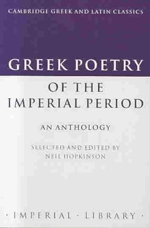 Immagine del venditore per Greek Poetry of the Imperial Period : An Anthology venduto da GreatBookPricesUK