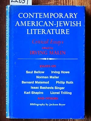 Seller image for Contemporary Americn-Jewish Literature. Critical Essays. for sale by Michael Fehlauer - Antiquariat