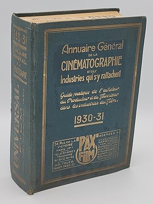 Annuaire genéral de la cinématographie, et des industries qui s'y rattachent, guide pratique de l...