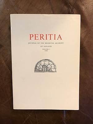 Image du vendeur pour Peritia: Journal of the Medieval Academy of Ireland Volume 1 1982 mis en vente par Three Geese in Flight Celtic Books