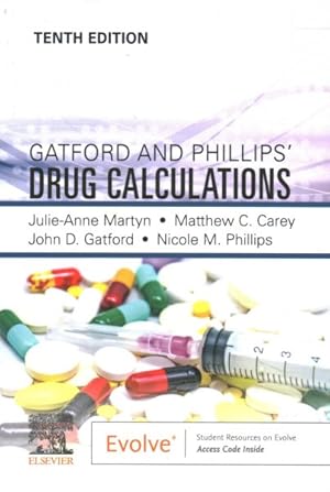 Bild des Verkufers fr Gatford and Phillips Drug Calculations zum Verkauf von GreatBookPricesUK