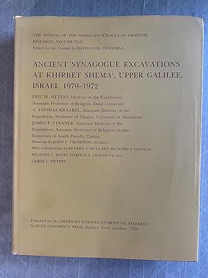 Imagen del vendedor de Ancient synagogue excavations at Khirbet Shema , Upper Galilee, Israel, 1970-1972 a la venta por BIBLIOPE by Calvello Books