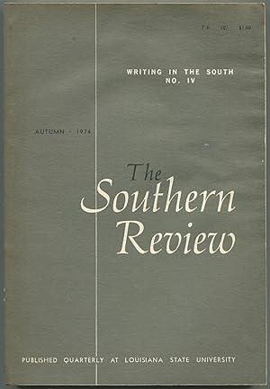 Bild des Verkufers fr The Southern Review - Volume X, Number 4, October 1974 zum Verkauf von Between the Covers-Rare Books, Inc. ABAA