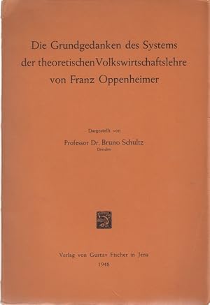 Bild des Verkufers fr Die Grundgedanken des Systems der theoretischen Volkswirtschaftslehre von Franz Oppenheimer. zum Verkauf von Fundus-Online GbR Borkert Schwarz Zerfa