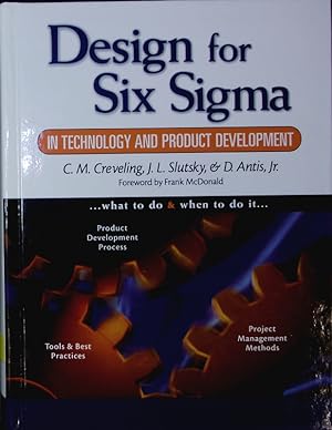 Seller image for Design for Six Sigma. In technology and product development. for sale by Antiquariat Bookfarm