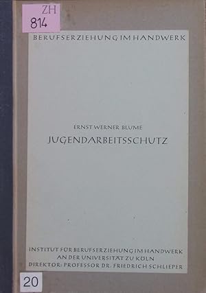 Seller image for Jugendarbeitsschutz als berufspdagogisches Problem. for sale by Antiquariat Bookfarm