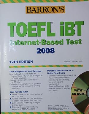 Bild des Verkufers fr TOEFL iBT. Internet-based test 2008. zum Verkauf von Antiquariat Bookfarm