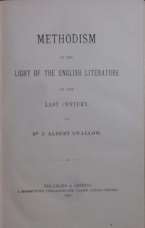 Bild des Verkufers fr Methodism in the light of the English literature of the last century. zum Verkauf von Antiquariat Bookfarm