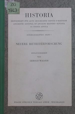 Seller image for Neuere Hethiterforschung. for sale by Antiquariat Bookfarm