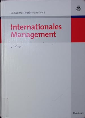 Immagine del venditore per Internationales Management. venduto da Antiquariat Bookfarm