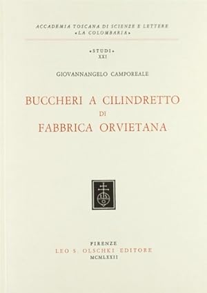 Bild des Verkufers fr Buccheri a cilindretto di fabbrica orvietana. zum Verkauf von FIRENZELIBRI SRL