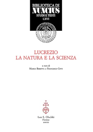 Seller image for Lucrezio,la natura e la scienza. for sale by FIRENZELIBRI SRL
