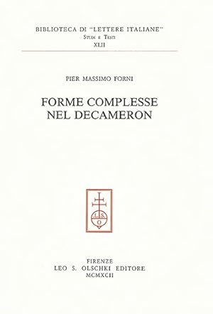 Seller image for Forme complesse nel Decameron. for sale by FIRENZELIBRI SRL