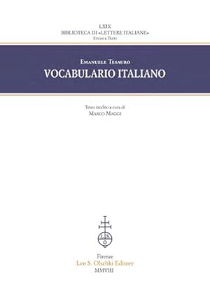 Imagen del vendedor de Vocabulario italiano. a la venta por FIRENZELIBRI SRL