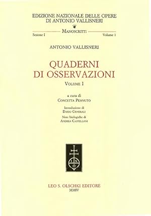 Seller image for Quaderni di osservazioni. Volume I. for sale by FIRENZELIBRI SRL