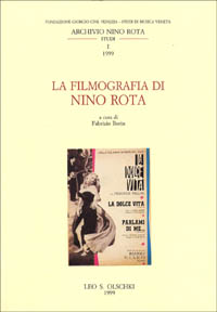 Seller image for La Filmografia di Nino Rota. for sale by FIRENZELIBRI SRL