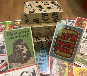 Colección completa cromos Monsters Greeting Cards of Robert Crumb.