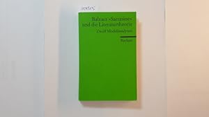 Bild des Verkufers fr Balzacs 'Sarrasine' und die Literaturtheorie : zwlf Modellanalysen zum Verkauf von Gebrauchtbcherlogistik  H.J. Lauterbach