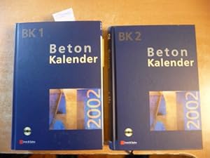 Immagine del venditore per Beton-Kalender 2002, Taschenbuch fr Beton-, Stahlbeton- und Spannbetonbau sowie die verwandten Fcher, Teil I+II (2 BCHER) venduto da Gebrauchtbcherlogistik  H.J. Lauterbach