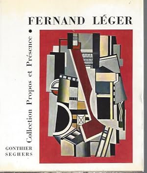 Imagen del vendedor de FERNAND LGER - Collection Propos et Prsence a la venta por ART...on paper - 20th Century Art Books