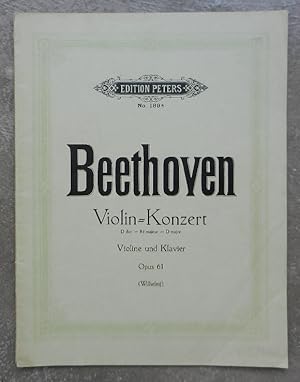 Konzert / Concert für violine und klavier. Opus 61.