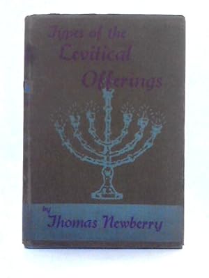 Image du vendeur pour Types of the Levitical Offerings mis en vente par World of Rare Books