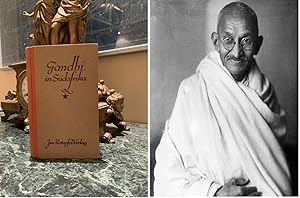 Imagen del vendedor de 1925 Mahatma Gandhi Signed Autograph book + COA certification Gandhi in Sdafrika First edition RARE a la venta por Miramar Antiques Art and Books Co. SL