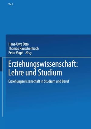 Bild des Verkufers fr Erziehungswissenschaft: Lehre und Studium zum Verkauf von buchversandmimpf2000