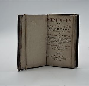 Imagen del vendedor de Mmoires de l'Amrique septentrionale, ou la Suite des Voyages de Mr le baron de LAHONTAN qui contiennent la description d'une grande tende de pas de ce continent [.]. a la venta por Librairie Voyage et Exploration