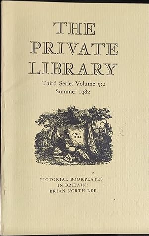 Image du vendeur pour The Private Library :Summer 1982 The Quarterly Journal of the Private Libraries Association: Vol. 5:2 / Brian North Lee "Pictorial Bookplates In Britain" mis en vente par Shore Books